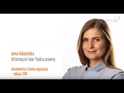 Szkoła negocjacji – opinie uczestników – Anna Bałazińska