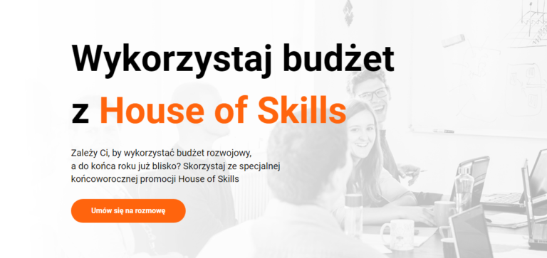 Zapraszamy do końcoworocznej akcji House of Skills